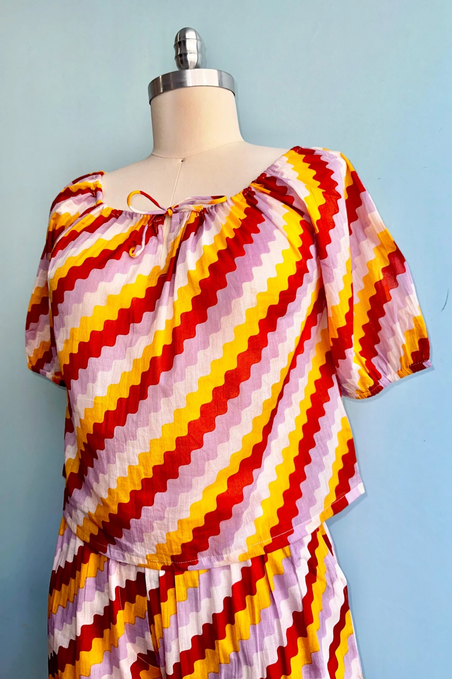 Zig-Zag Top by Compania Fantastica Zig-Zag Top By Compania Fantastica -MODERN MILLIE Shop 5C62FDAA 38B1 4BD8 9D8F A0AD779DB422 scaled