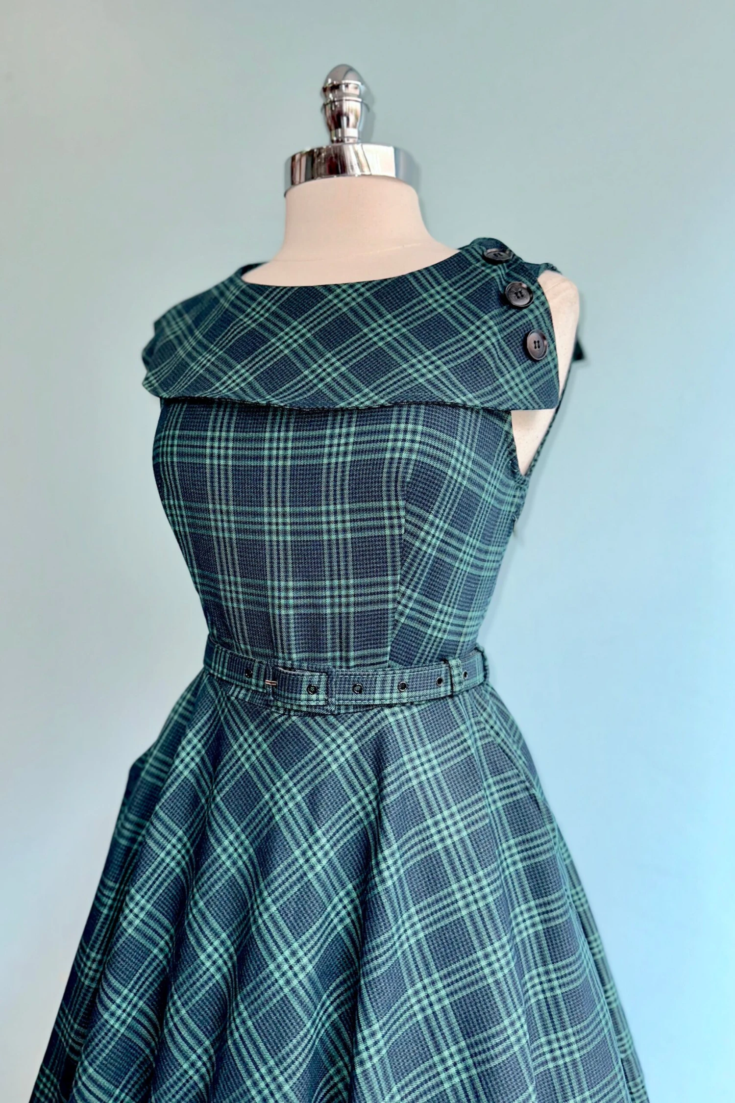Green and Navy Plaid Dress by Voodoo Vixen Green And Navy Plaid Dress By Voodoo Vixen -MODERN MILLIE Shop 5D710AD8 D92E 4735 B0E2 13406CDB4CA8 scaled