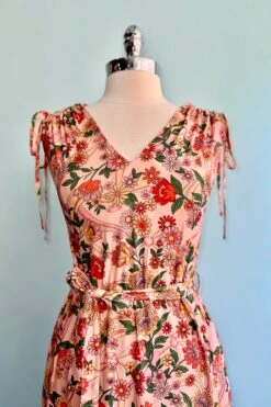 Rainbow Floral Midi Dress By Voodoo Vixen -MODERN MILLIE Shop 5EFC9548 47D0 4082 AB6A 723744EBAA45