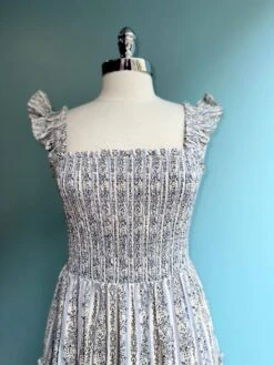 Floral And Striped Smocked Ruffle Sleeve Midi Dress 7 Floral And Striped Smocked Ruffle Sleeve Midi Dress -MODERN MILLIE Shop 5F2B61CD E6E7 4230 90AB BC6E2F0C8619