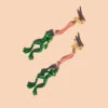 Leap Frog Earrings In Green By Peter And June -MODERN MILLIE Shop 5d09c339bd21a97f6e385675e9710c533ca71d0f65ea9cdee390341d9bbc722e