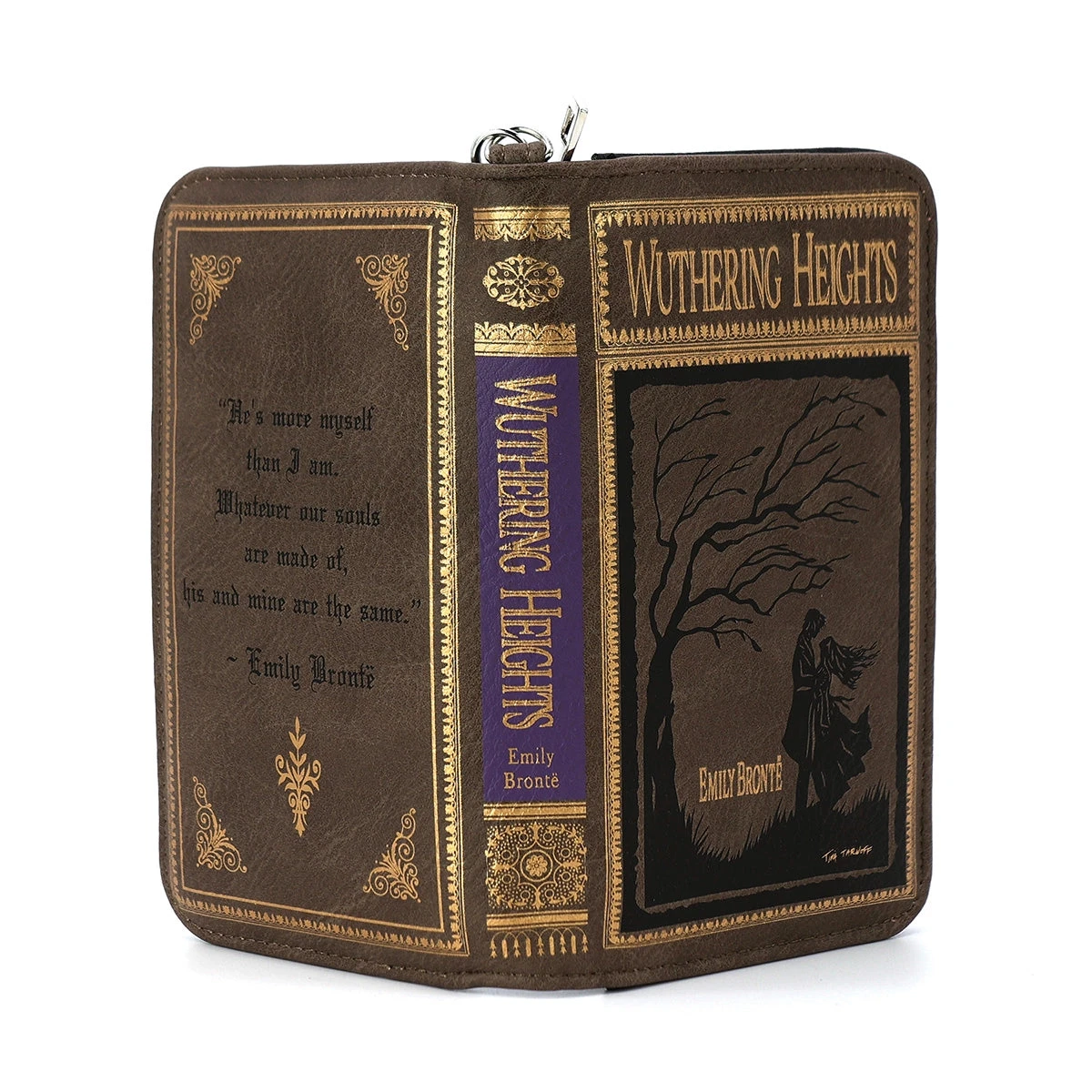 Wuthering Heights Book Wallet in Brown Wuthering Heights Book Wallet In Brown -MODERN MILLIE Shop 60f2d5580910079942eae7ff25998ccdd4daf09e6072089d59856716c19e2ba4