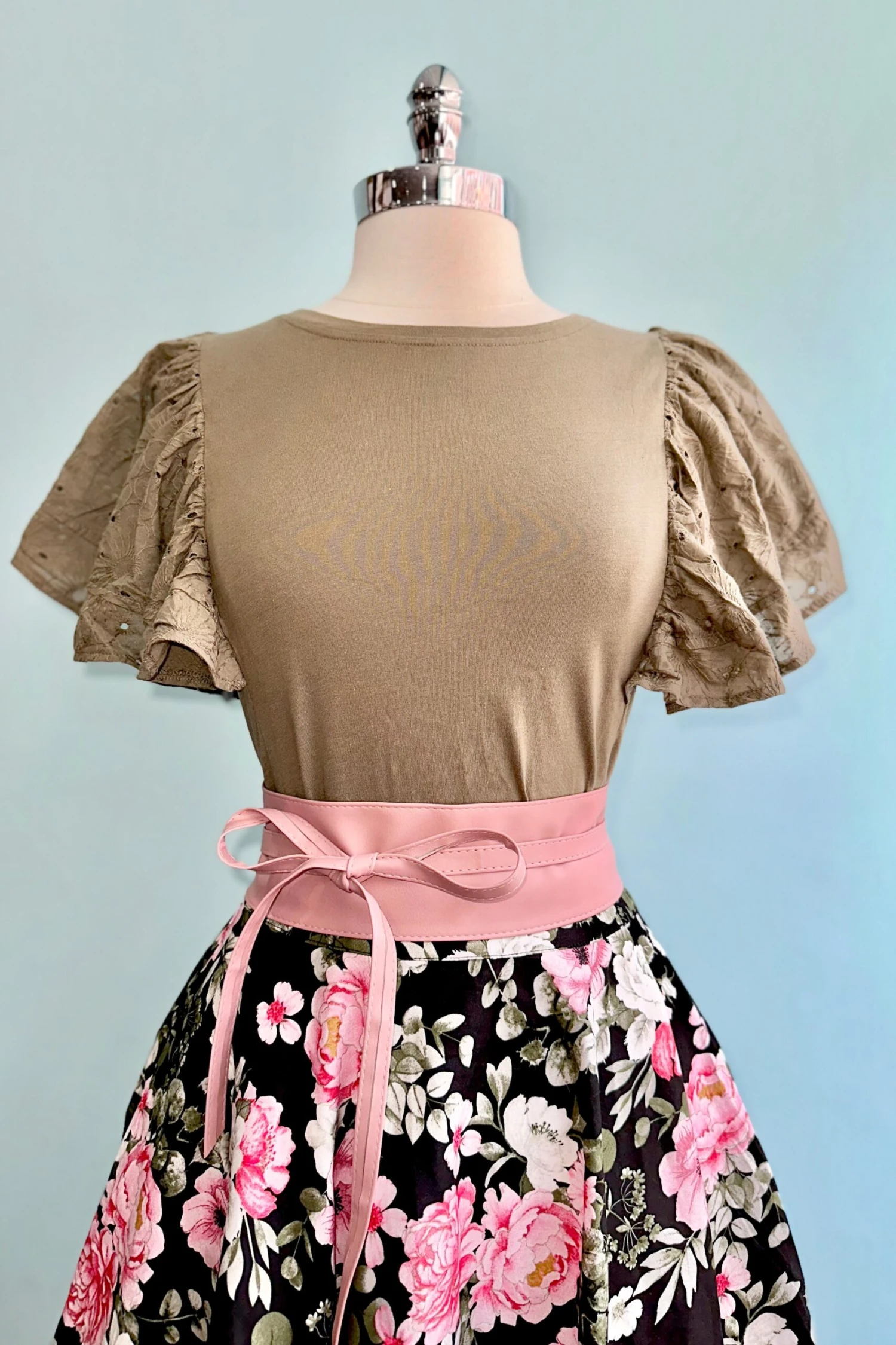 Sage Eyelet Ruffle Sleeve T-Shirt Top by Molly Bracken Sage Eyelet Ruffle Sleeve T-Shirt Top By Molly Bracken -MODERN MILLIE Shop 615A124C 7D41 4D9A 95B6 A4E33007FFFE scaled