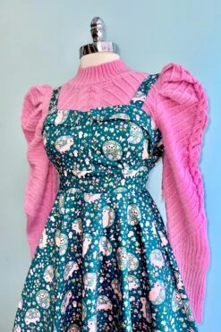 Dusty Pink Mock Neck Puff Sleeve Sweater -MODERN MILLIE Shop 6195A651 6216 45BB 931E ACCBE8221E55