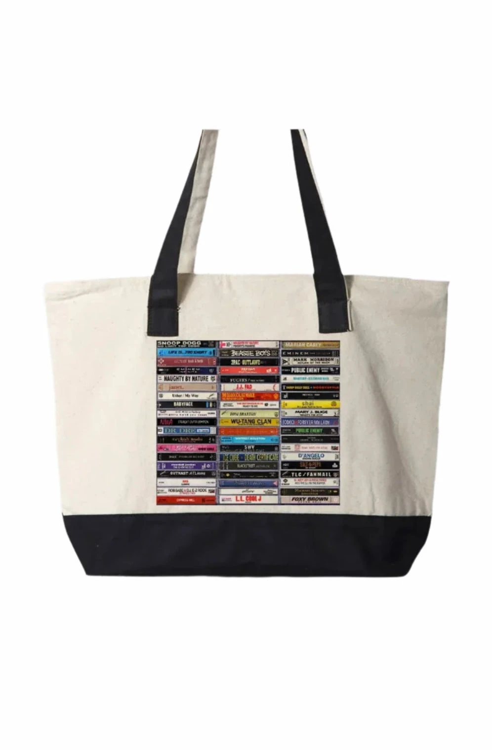 90's Hip Hop Tapes Canvas Zipper Tote Bag 90's Hip Hop Tapes Canvas Zipper Tote Bag -MODERN MILLIE Shop 625442f5415ccb6cb957d16dcdb78acb81ba077bc6dd588ff34e80a3deeb0bc6