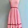 Pink And Red Tank Ric-Rac Midi Dress By Compania Fantastica -MODERN MILLIE Shop 626E1406 8249 407E 9475 C5C1F42CF704