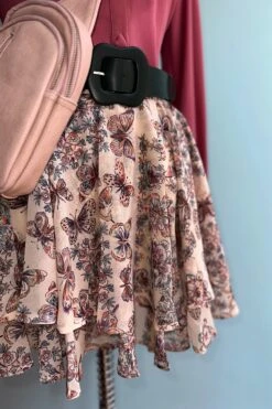 Ruffled Butterfly Print Mini Skirt By Molly Bracken 11 Ruffled Butterfly Print Mini Skirt By Molly Bracken -MODERN MILLIE Shop 62E9645E B32C 4D78 9718 1FFFDC43468A
