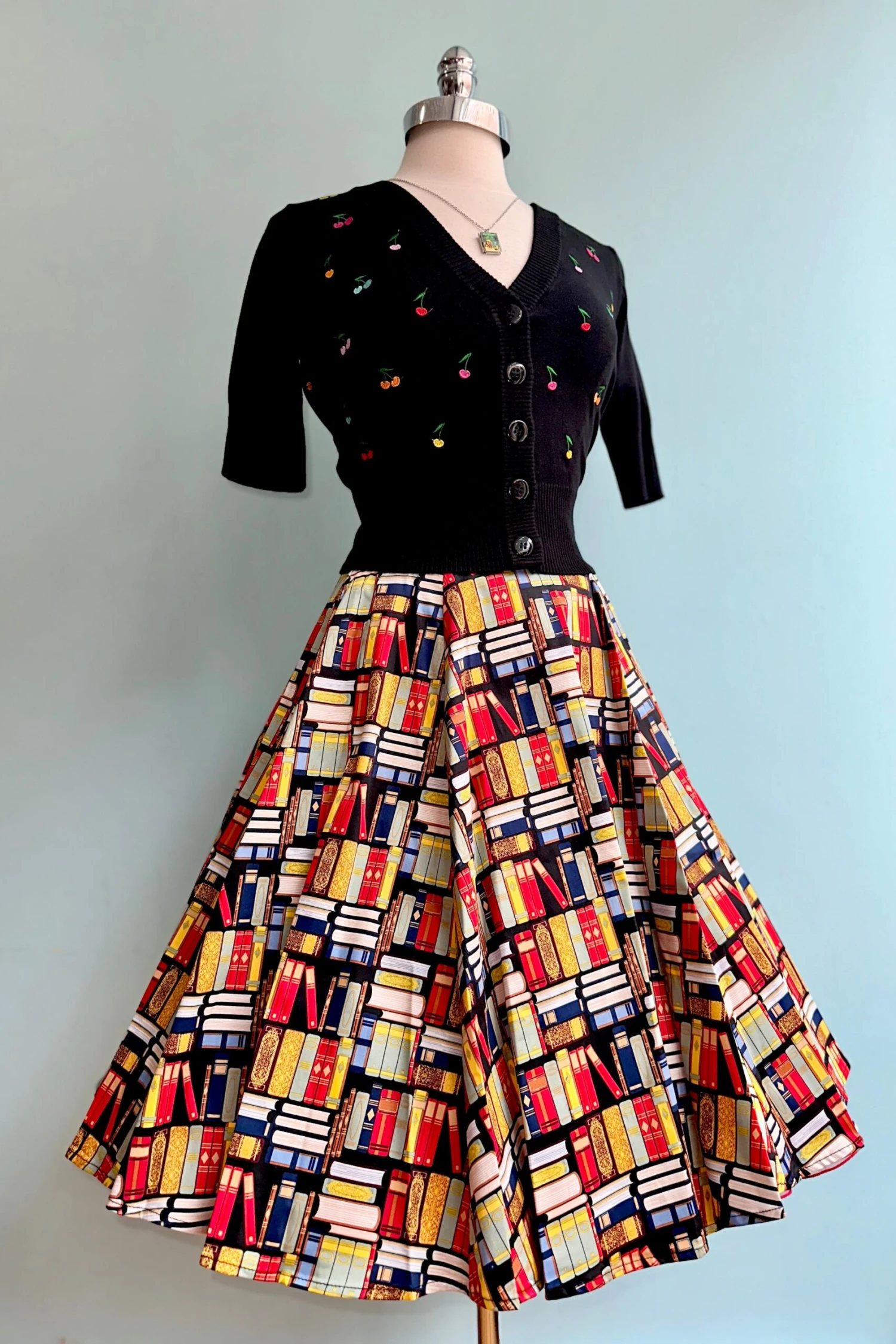 Rainbow Cherry Embroidered Cardigan Sweater by Voodoo Vixen Rainbow Cherry Embroidered Cardigan Sweater By Voodoo Vixen -MODERN MILLIE Shop 6398F999 2488 413F B401 04BC424F4173 scaled