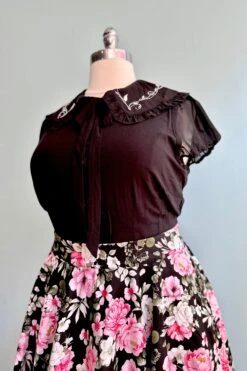 Final Sale Pink Blooms Swing Skirt By Banned -MODERN MILLIE Shop 643817FE A860 466F 9CEE 495D393131F7
