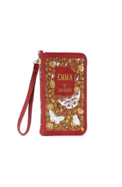Emma Book Wallet In Red
