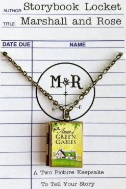 Anne Of Green Gables Home Book Locket Necklace By Marshall And Rose