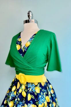 Navy Lemons Greta Dress By Retrolicious -MODERN MILLIE Shop 6587873A E5EA 4803 83E2 5CB578136860