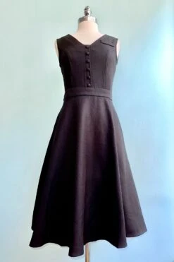 Book Worm Dress In Black By Banned