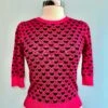 Heart Pullover Sweater In Raspberry Red By Voodoo Vixen -MODERN MILLIE Shop 66DD4706 7C1C 43E8 9594 56466D6760F8