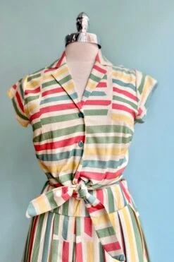 Multi Beach Stripe Peggy Top By Palava 5 Multi Beach Stripe Peggy Top By Palava -MODERN MILLIE Shop 67803E25 6533 4086 8C3C 5ACD545EB94C