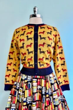 Mustard Sausage Dog Vera Cardigan By Palava -MODERN MILLIE Shop 67CB530F 3E4F 45BA 9E2D 89A9793763A3
