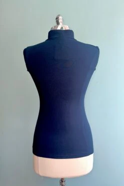 Navy Sleeveless Deedee Top By Heart Of Haute -MODERN MILLIE Shop 6A00B42F E7A1 4190 9EF0 192FAE37BA34