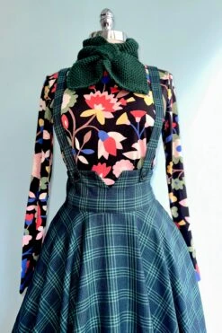 Green Plaid High Waisted Phoebe Skirt By Voodoo Vixen -MODERN MILLIE Shop 6A1A2DF9 C517 4C29 B9EB 324161A14C13