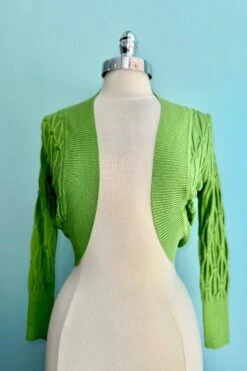 Green Eden Bolero Sweater By Banned
