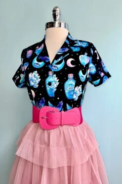 Mystical Black And Purple Short Sleeve Shirt By Eva Rose 5 Mystical Black And Purple Short Sleeve Shirt By Eva Rose -MODERN MILLIE Shop 6D09B727 3602 4BD4 A0A9 B6C014C2657D