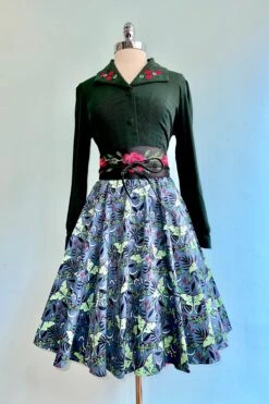 Jazzlyn Green Embroidered Top By Hearts & Roses London -MODERN MILLIE Shop 6E39AC01 0E9A 4B83 AAAA 1571DF3ECEB1