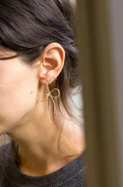 Put A Bow On It Earrings By Peter And June