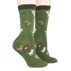 Goat Women's Ankle Socks By Foot Traffic -MODERN MILLIE Shop 7058 goats sidefront