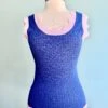 Azure Scalloped Pointelle Knit Tank Top -MODERN MILLIE Shop 7242E631 4124 4AB0 B864 24C557468AE1