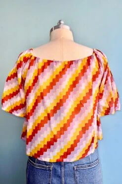 Zig-Zag Top By Compania Fantastica 4 Zig-Zag Top By Compania Fantastica -MODERN MILLIE Shop 729AFFA2 ACE6 41BC A2E6 E25C4615A367