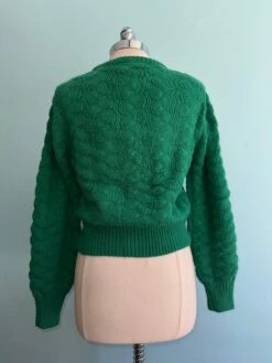 Green Knit Cardigan With Rosette Detail 8 Green Knit Cardigan With Rosette Detail -MODERN MILLIE Shop 72E7DAB7 B765 48D6 9E97 83ABEE8D4E94