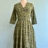 Olive Floral Callie Wrap Dress By Mata Traders -MODERN MILLIE Shop 748BCA23 F24E 4A11 96A5 869D1696644C