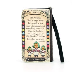 Charlie And The Chocolate Factory Book Wallet -MODERN MILLIE Shop 74fc687c05ec973fd8a5f0c24e4e6c95c2e37fb4e2fe72fa7c9e8a1b5f10524d