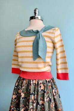 Amelie Gold Stripe Sweater By Palava 6 Amelie Gold Stripe Sweater By Palava -MODERN MILLIE Shop 76E6A03D D6F3 4A4E BDE0 CDC9B0648667