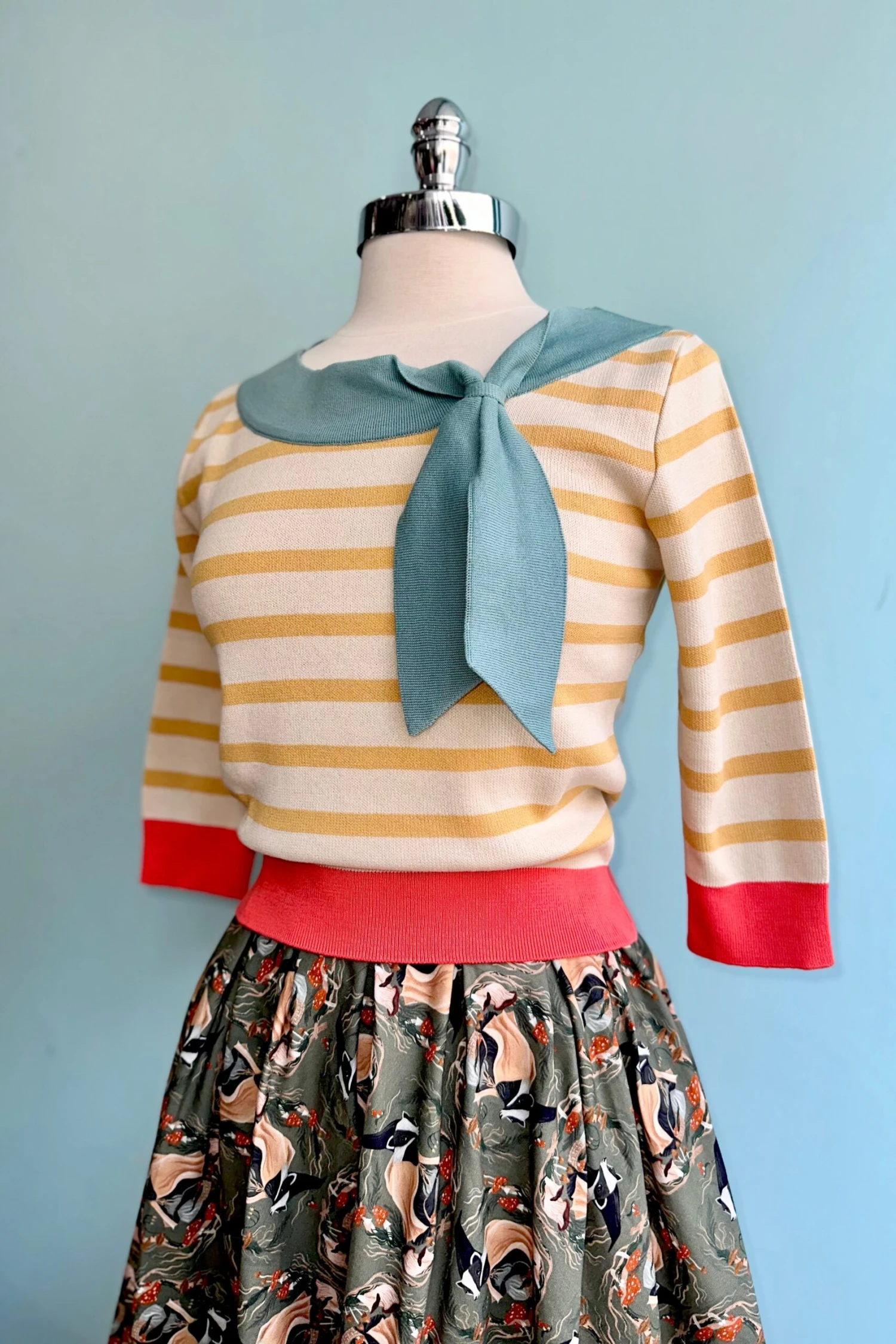 Amelie Gold Stripe Sweater by Palava Amelie Gold Stripe Sweater By Palava -MODERN MILLIE Shop 76E6A03D D6F3 4A4E BDE0 CDC9B0648667 scaled