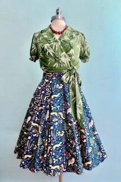 Cropped Green Bamboo Wrap Top By Banned -MODERN MILLIE Shop 79C6A114 2B05 497B BA96 FAB8A7CA3D39