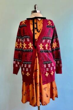 Burgundy Holiday Fair Isle Long Cardigan Sweater 5 Burgundy Holiday Fair Isle Long Cardigan Sweater -MODERN MILLIE Shop 7B12A268 00CC 4A73 87F8 AA59771EEF6B