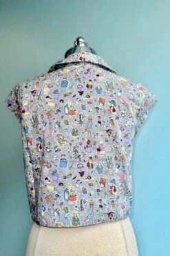 Beatrix Potter Button Down Crop Top By Tulip B. -MODERN MILLIE Shop 7C9DF1E4 D4BA 4D44 A7E9 DC705F94C57D