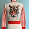 Red Large Tiger Vera Cardigan By Palava -MODERN MILLIE Shop 7CF265E5 4A4A 46F8 A5E9 159E91393DA9