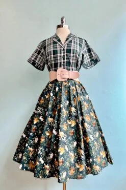 Emerald Check Caterina Top By Collectif -MODERN MILLIE Shop 7D0B801C 8348 4B96 B664 BBC63670495F