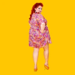 Sunset Mushroom Woven Short Caftan By Blue Platypus -MODERN MILLIE Shop 7a06f4af28bc28ed9a0b154ebc46a2c241dc248f21bda1ed6b4f62a68496c93b