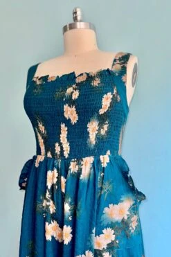 Daisy Smocked Wide Leg Jumpsuit In Midnight Blue 3 Daisy Smocked Wide Leg Jumpsuit In Midnight Blue -MODERN MILLIE Shop 8055B9E5 3D58 47BB 9FD9 657770D5063E