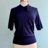 Navy Bow Collared Short Sleeve Sweater By Banned 2 Navy Bow Collared Short Sleeve Sweater By Banned -MODERN MILLIE Shop 80C74889 9667 43D6 92D5 37CACA6D044F