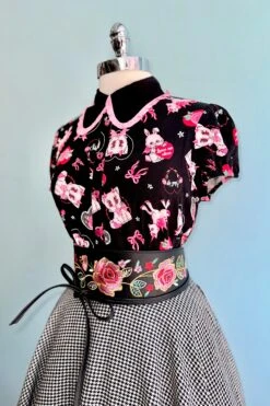 Not Into You Blouse By Hell Bunny -MODERN MILLIE Shop 82ADC943 8F5C 404F B4E3 209DAEEE37B9