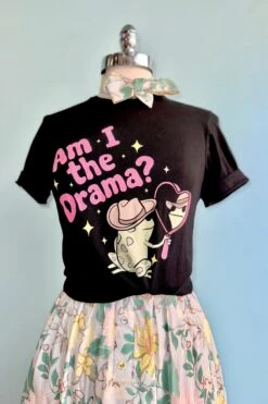 Am I The Drama? T-Shirt In Black -MODERN MILLIE Shop 82F6EA6C 1C65 4556 A63D 3939A16BCD5E