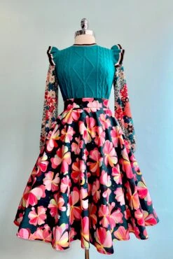 Colorful Pinwheel Circle Skirt By Heart Of Haute -MODERN MILLIE Shop 83DD735A 17B7 449C B179 7F322D5B54D7