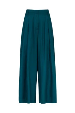 Mabel Wide Leg Pants In Teal By Emily And Fin -MODERN MILLIE Shop 848d87171467b1e33e475b174a8f2c55f08d37260651240e35b8483947b45d6d