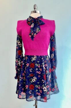 Camellia Navy Floral Mini Dress By Hell Bunny -MODERN MILLIE Shop 8572561E 5D79 4004 9AC7 731AEB4D6EC7