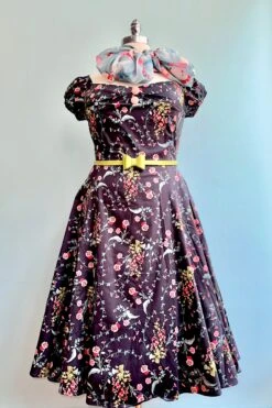 Hollyhocks Hooray Dolores Dress By Collectif -MODERN MILLIE Shop 857942CB 7FEB 4632 8F87 7FE860E0831B