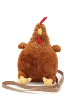 Hen Plush Crossbody Bag