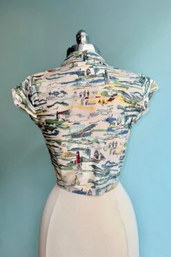 Ivory Lighthouse Peggy Top By Palava -MODERN MILLIE Shop 87B2BA58 DB76 40A1 B4AC 98EA5E55DFAC